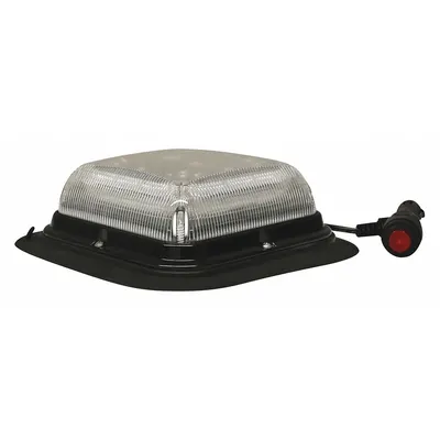 ECCO EB7180CA-VM Amber/White LED Vehicle Flashing Beacon - Vehicle Flashing Beacons