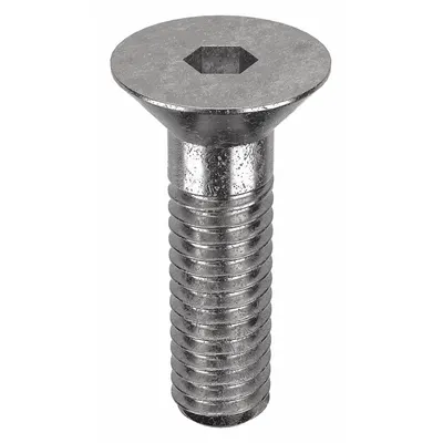 FOREVERBOLT Socket Flat Head Screw: 5/16"-18 Thread Size, 1 in Lg, Flat, NL-19, Stainless Steel - Flat Head Socket Cap Screws