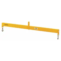Fixed-type lifting beam with 36-inch overall length and 4,000 lb working load limit. Distributes load across multiple lift points for stable overhead handling of long or unbalanced loads. Suitable for manufacturing, construction, and heavy equipment maintenance.