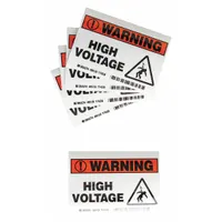 Label: Polyester, Adhesive Sign Mounting, 3 1/2 in x 5 in Nominal Sign Size, 0.01 in Thick, 5 PK (MPN 86159)