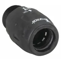 TRANSAIR Push-Fit Adapter Fitting: 1 in OD x 3/4 in Pipe Size, Push-to-Connect x MNPT, Polyamide (MPN 6605 25 28)