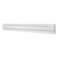 CADET Electric Baseboard Heater: Residential Grade, 1125W/1500W, Thermostat Not Included, White (MPN 6F1500W)