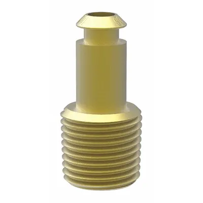 PIAB Vacuum Pad Adapter: For 20 mm to 30 mm Pad Size, 6 mm Port Size, 1/4 in Thread Size - External and Internal Thread Vacuum Pad Adapters