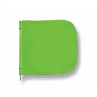 Warning Whip Replacement Flag: Green, 11 in Flag Ht, 12 in Flag Wd (MPN FS9024-G)
