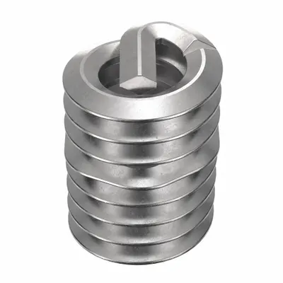 HELI-COIL Helical Insert: Tanged Tang Style, Screw-Locking, #6-32 Thread Size - Screw-Locking Tanged Helical Inserts
