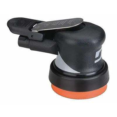 DYNABRADE Air Orbital Sander: 3 1/2 in Disc, Hook and Loop/Vinyl, 3/16 in Orbit, Non-Vacuum - Non-Vacuum Random Orbital Sanders