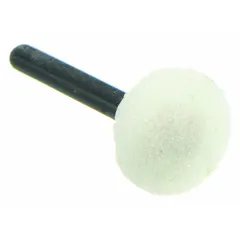 Aluminum Oxide Abrasive Point, Dish Shape, 1/2 in Head Width, 3/16 in Head Length, Single Piece