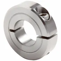 CLIMAX METAL PRODUCTS Shaft Collar: 1-Piece, Inch, Round, Clamp-On, 1 1/8 in Bore Dia, 303 (MPN H1C-112-S)