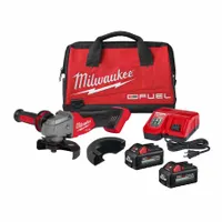 Angle Grinder Kit: 5 in_4 1/2 in Wheel Dia, Brushless Motor, (2) 6 Ah, 18V DC, Std Head, M18 FUEL™ (MPN 2881-22)