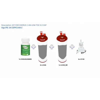 ELGA Chorus 1 Analytical Research CSP Kit: SK-CSPPC1AN-C - Water Purification Replacement Parts, Filters, Stands & Switches