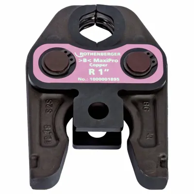 ROTHENBERGER Press Jaw: 1 in Pipe, Copper, For MaxiPro - Jaws & Rings for Standard & Extended Press Tools