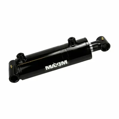 MAXIM Welded Hydraulic Cylinder: 5 in Bore Dia., 42 in Stroke Lg, 53 in Retracted Lg - Cross-Tube Mount Welded Hydraulic Cylinders