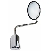 Lane Change Spot Mirror Kit: Round, Convex, For Passenger Vehicle Side (MPN 714628)