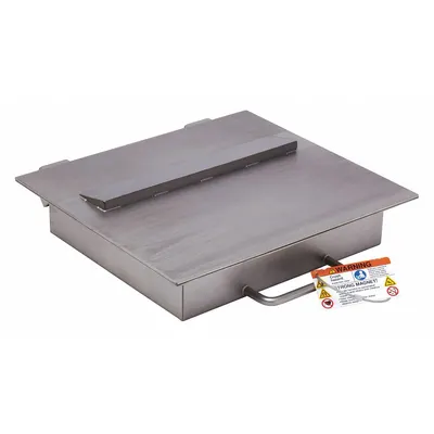 ERIEZ Rare Earth Plate Magnet, 100 oz Pull, 7 in Length, Stainless Steel Frame - Plate Magnets