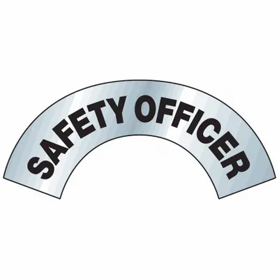 BRADY Hard Hat Label: Safety Officer