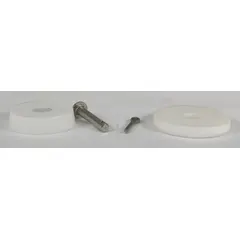 This disc and cup kit is a repair part for float valves, compatible with manufacturer model number R1371-1. It includes replacement components to restore sealing and level regulation in fluid control systems.