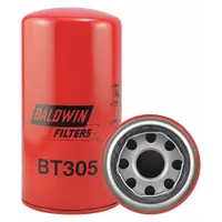 Spin-on hydraulic filter with cellulose media for removing contaminants from hydraulic fluid. Features a 1-1/8"-16 thread size and includes a G381-A attached gasket. Suitable for use in hydraulic systems of Caterpillar vehicles