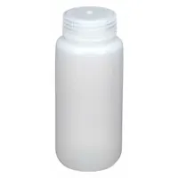 APPROVED VENDOR Sampling Bottle: HDPE, 500 mL, 16.9 fl oz, Closure Included, Natural, 53-415 mm (MPN 3UUK6)