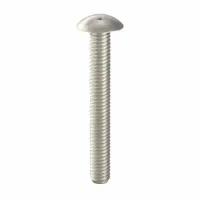 Tamper Resistant Screw: 5/16"-18 Thread Size, 2 1/2 in Lg, Stainless Steel, Plain, Truss, 10 PK (MPN 6002160)