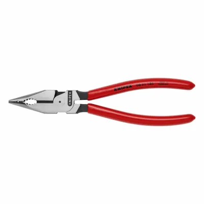 KNIPEX Needle Nose Combination Pliers: 1/2 in Max Jaw Opening, 7 1/4 in Overall Lg - Needle-Nose Pliers