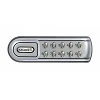 CODELOCKS Electronic Keyless Lock: Powder Coated, Cam Latch, 1 5/8 in Body Ht, 5 3/8 in Body Wd (MPN KL1200SG-RH)