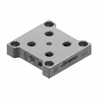 JERGENS Receiver Base: Quick-Loc, Square, Alloy Steel, 104 mm W x 104 mm L x 104 mm H, 2.5 kg Wt (MPN QL2-100115)