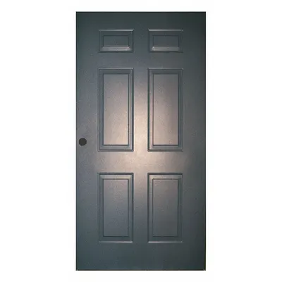 CECO Six Panel Security Door: No Window, 90 min Fire Rating, 84 in Door Opening Ht - Security Doors