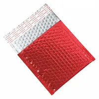 Glamour Bubble Mailers,7x6 3/4",Red,PK72: 7 in Usable Wd, 6 3/4 in Usable Lg, 7 in Outside Wd, 72 PK (MPN GBM0706R)
