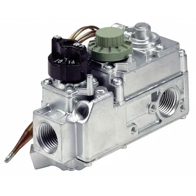 ROBERTSHAW Gas Valve: Standing Pilot, Single Stage, 70,000 BtuH, Fast Opening, 1/2 in Female NPT - Standing Pilot Gas Valves