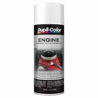 Solvent-based high heat enamel for metal surfaces. Provides a gloss, smooth finish with a coverage area of 12 to 15 sq ft. Suitable for engine accessories and engine blocks