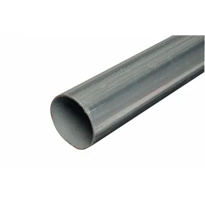 TAPCO Sign Post: Round Sign Post, Steel, 120 in Sign Post Lg, 2 3/8 in Sign Post Dia - Round Sign Posts
