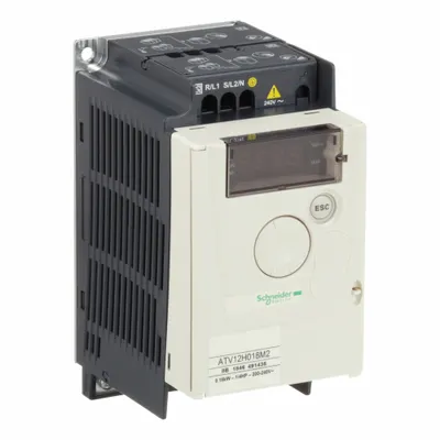 SCHNEIDER Variable Frequency Drive: In Phase Single, 200-240V AC, Out Phase Three - Schneider Altivar ATV12