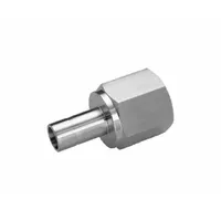 This compression fitting plug is designed for sealing the end of 3 mm OD tubing in double-ferrule stainless steel fitting systems. Made of stainless steel, it is compatible with Swagelok brand fittings and provides leak-tight sealing in instrumentation and process lines