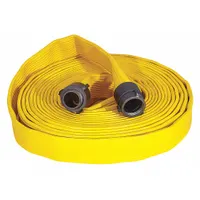 JAFRIB Fire Hose: Attack Fire Hose, Single Jacket, 2 1/2 in Hose Inside Dia, 50 ft Hose Lg, Rubber (MPN G50H25RY50)