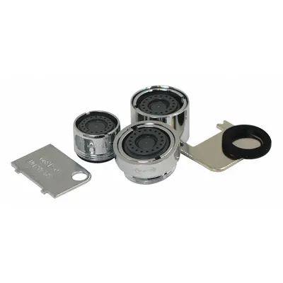 SPEAKMAN Outlet: 0.5 gpm Flow Rate, Aerated Flow Outlet, Brass, Chrome Finish - Faucet Aerators & Outlets