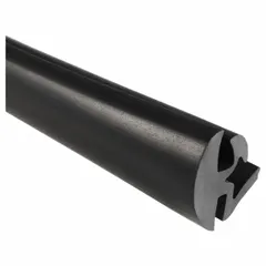 This one-piece self-locking gasket is made from EPDM rubber, providing a secure, reusable seal without adhesives. With an overall height of 0.88 inches and a length of 100 feet, it is suitable for sealing and locking panels, doors, and enclosures against dust, moisture, and vibration in industrial equipment, HVAC systems, and transportation applications.