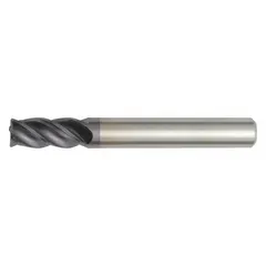 WIDIA HANITA Corner Radius End Mill: Carbide, TiAlN Coated, 4 Flute, 3/4" Mill Dia, 3" LOC, 6" OAL (MPN TF4V6519007B)