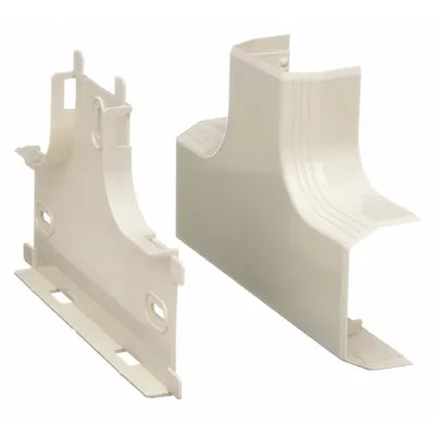 PANDUIT T45TIW Tee for T45 Raceway, Off White, Plastic - Tees for Nonmetallic Single-Channel Raceways