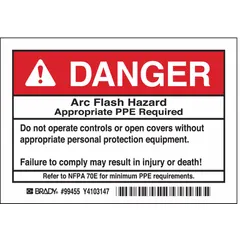 Label: Polyester, Adhesive Sign Mounting, 3 1/2 in x 5 in Nominal Sign Size, 0.01 in Thick, 5 PK (MPN 99455). Key specifications — Sign Mounting Style: Adhesive; Retroreflective Grade: Not Retroreflective; Glow In The Dark: No.
