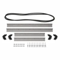 Panel mounting bezel kit for PELICAN iM2600 protective cases. Measures 5 1/2 in x 18 1/8 in. Compatible with part numbers 12A123, 12A124, and 12A125. Used to mount control panels, displays, or instruments into the case