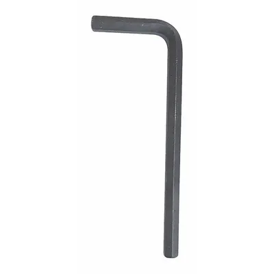 WESTWARD Hex Key: 0 Ball Ends, 6 mm Tip Size, Metric, Short, Alloy Steel, Black Oxide - L-Shaped Hex Keys