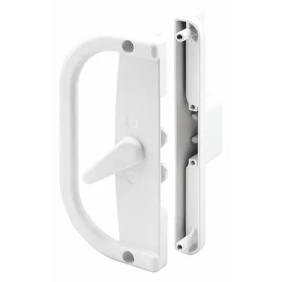 PRIME-LINE C 1346 Sliding Door Lock, Recessed Handle, 7 3/16 in Ht x 3 in Wd - Recessed Handles for Sliding Doors