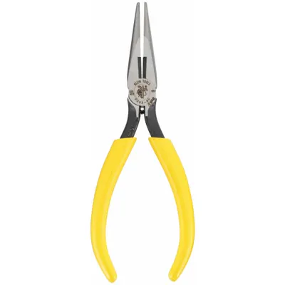 KLEIN TOOLS Needle Nose Plier: 2 in Max Jaw Opening, 6 5/8 in Overall Lg, 1 7/8 in Jaw Lg - Needle-Nose Pliers