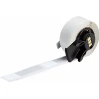 Wraparound Label: 2 3/16 in x 1/2 in, 1/2 in, Vinyl, White (Matte), For 6 AWG to 1 AWG Wire Gauge (MPN M6-74-427)