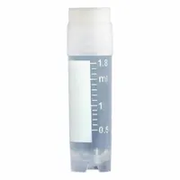 APPROVED VENDOR Plastic Vials: Cryogenic, Polypropylene, 2 mL, White, Sterile, Colorless, Round (MPN 3012W)