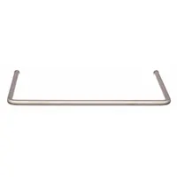 MONROE PMP Pull Handle: Threaded Holes, Stainless Steel, Silver, #6-32 Screw Size, 0.25 in (MPN PH-0130)