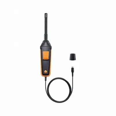 TESTO Temperature-Humidity Probe: Included, Air Temp/Relative Humidity - Standard Temperature & Humidity Meters