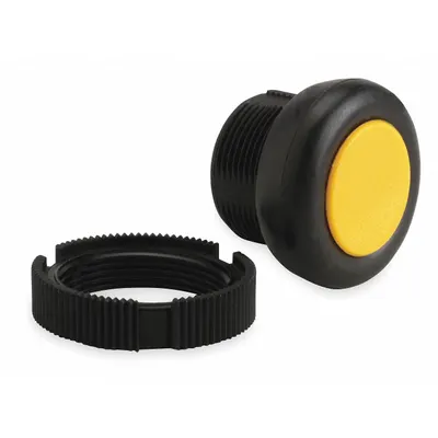 SCHNEIDER Flush Push Button: 22 mm Mounting Size, Non-Metallic - Flush-Mount & Recessed Push-Button Operators