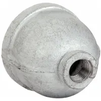 ANVIL Metal Pipe Straight: Straight, 300 psi @ 150° F, 4 in x 2 in, Malleable Iron, Made in USA (MPN 0311093009)
