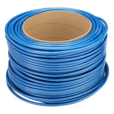 PARKER Standard Polyurethane Tubing, 10 mm ID, 12 mm OD, 500 ft, Blue